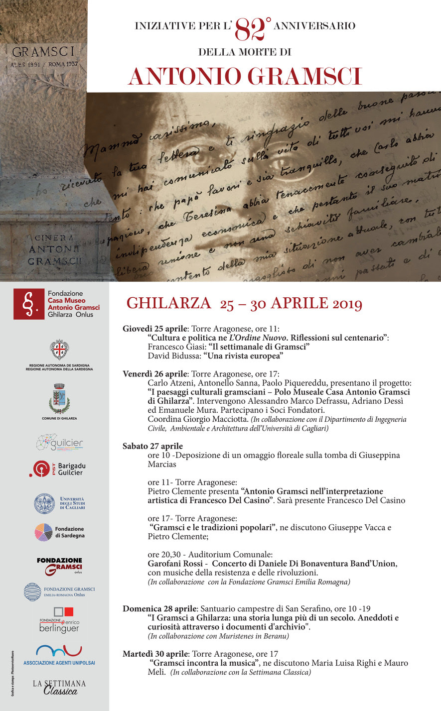 Iniziative Per L Anniversario Della Morte Di Antonio Gramsci Istituto Gramsci Della Sardegna